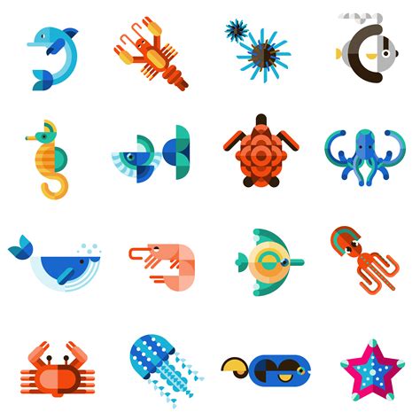 Sea Creatures for Design 的图像结果