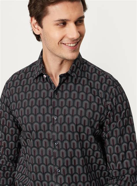 Buy Men Geometric Printed Slim Fit Formal Shirt Online at just Rs. 999. ...
