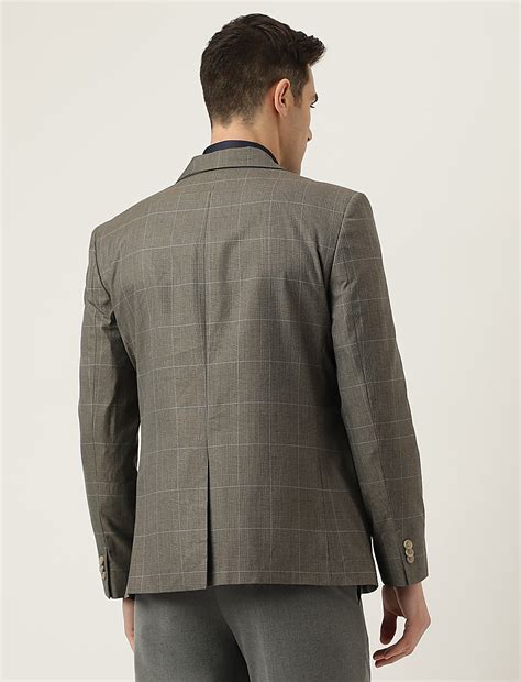 Buy Regular Fit Plaid Check Blazer at Marks & Spencer