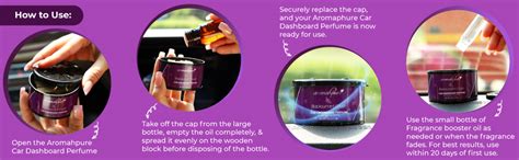 Aromahpure Dashboard Car Perfume with 50 ml Fruity Miniature Fragrance ...