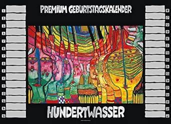 Hundertwasser Premium Geburtstagskalender : Amazon.in: Books