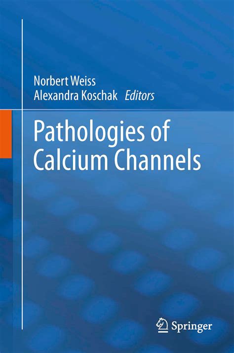 Pathologies of Calcium Channels eBook : Weiss, Norbert, Koschak ...