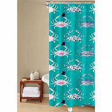 Crab Shower Curtain by Whimsical Printed Crab Shower Curtain Shower Curtains Crab Shower Curtain