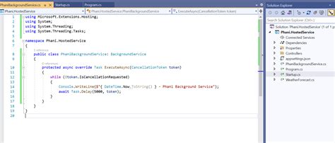 Background Service Example 的图像结果