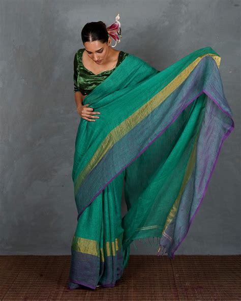 Wedding Sarees | Buy Wedding Sarees (साड़ी) in Linen & Modal Silk ...
