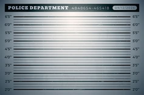 Premium Vector | Realistic mugshot background