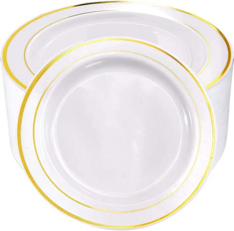 White Dinner Plastic Plates at Tracy Macias blog