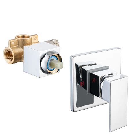 Buy Chrome Shower Valve, Single Function Tub Shower Valve Wall Brass ...