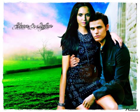 Vampire Diaries Stefan And Elena Wallpaper