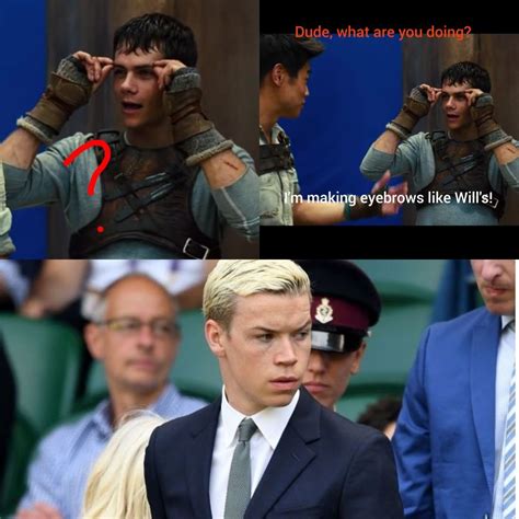Will Poulter Meme Eyebrows - churchlea