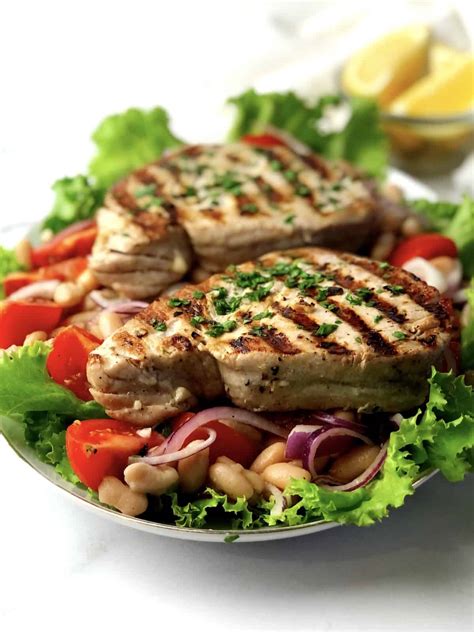 Mediterranean Grilled Tuna Steak • Keeping It Simple Blog