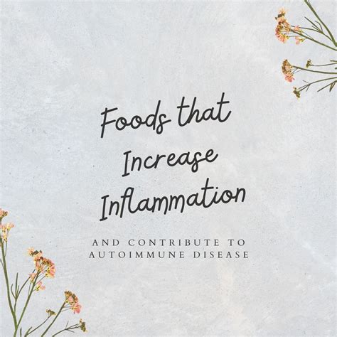 Foods that Increase Inflammation & Contribute to Autoimmune Disease - Healing House Natural Wellness