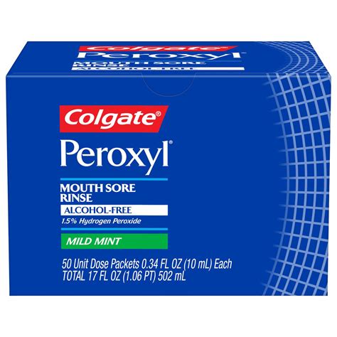 Colgate® Peroxyl® Antiseptic Rinse Sachets | Colgate Peroxyl