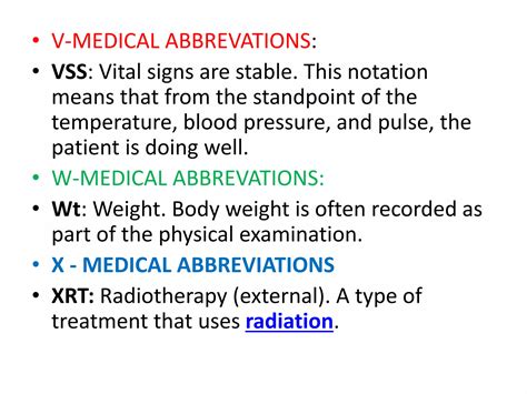 A -z medical abbrevations of anatomy | PPTX