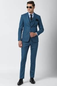 PETER ENGLAND Single Breasted - 2 button Textured Men Suit - Buy PETER ...