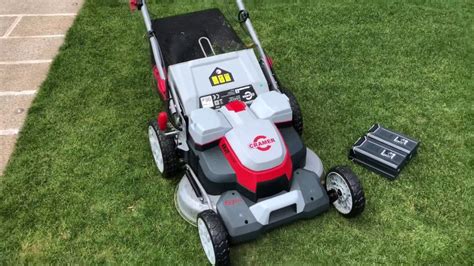 Rasaerba batteria doppia lama cramer 82lm61s   YouTube