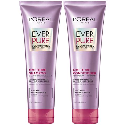 Amazon.com : L’Oréal Paris Moisture Sulfate Free Shampoo and ...