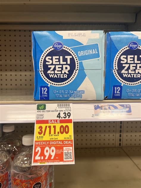 Kroger Seltzer Water as low as $2.99! - Kroger Krazy