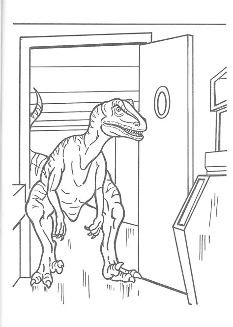 Jurassic Park Coloring Sheets Coloring Pages