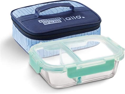 Buy Dizaa Standard Glass Lunch Box Microwave Oven Safe Food Containers ...