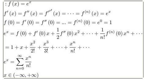 e的x次方在x0=0的泰勒展开式是什么？_百度知道