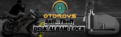 OTOROYS Aluminium Bike Disc Lock,Anti-Theft Waterproof Disc Brake 110Db ...