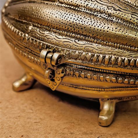 The Advitya | Brass Shell Box