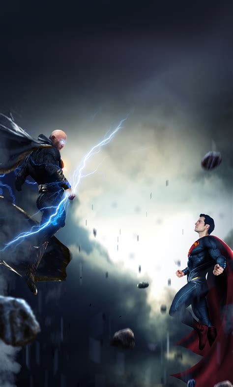 Superman Vs Black Adam Wallpaper