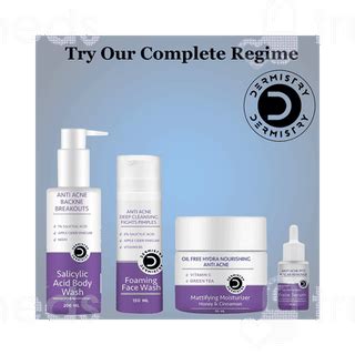 Dermistry Anti Acne Backne Breakouts Salicylic Acid Body Wash 200ml ...