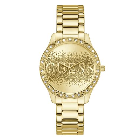 GUESS Analog Gold Dial Women's Watch-U1372L2M : Amazon.in: Watches
