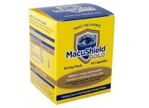 MacuShield Gold Food Supplement Capsules New AREDS India | Ubuy
