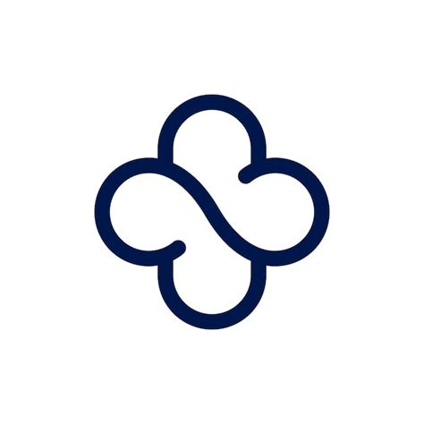 Medical infinity cross logo design | Premium Vector