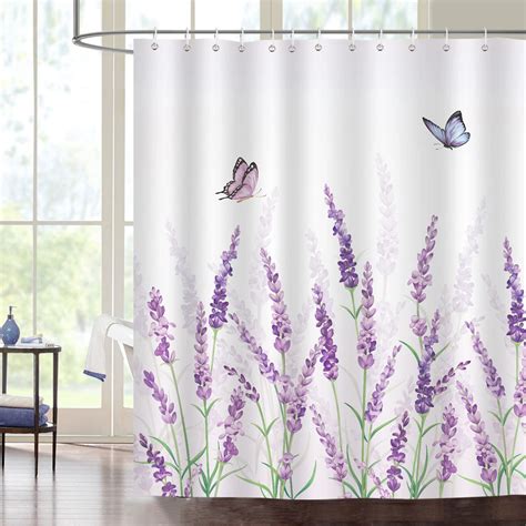 Purple Bath Curtains