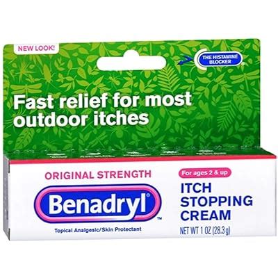 Benadryl Itch Stopping Cream Original Strength 1 oz | Ubuy India