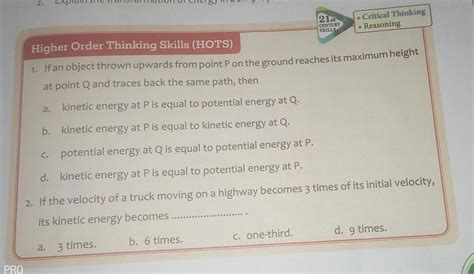 Choose the correct options in the following two questions: - Brainly.in