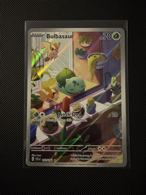 Bulbasaur 2024 Scarlet & Violet: Stellar Crown #143/142 Illustration ...