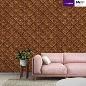Asian Paints 45 cm EzyCR8 DIY Peel & Stick Wallpaper 3D Etched Dcor ...