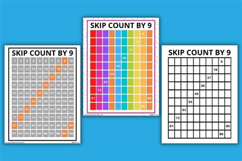 Skip Number Chart 的图像结果