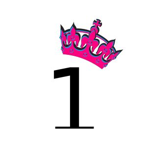 Pink Tilted Tiara And Number 16 PNG, SVG Clip art for Web - Download ...