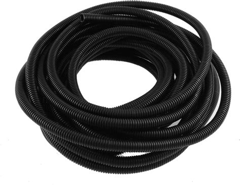 uxcell 10mm x 7.5mm Flexible Corrugated Wire Tubing Cable Conduit Pipe ...