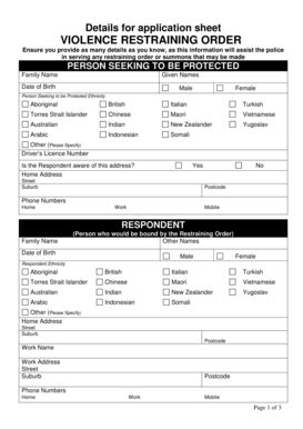 Restraining Order Wa - Fill Online, Printable, Fillable, Blank | pdfFiller