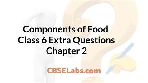 Image result for Chapter 2 Components of Food Extra Question Class 6