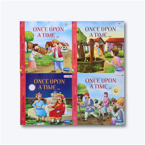 Navneet Once Upon A Time Story Books 1 to 4- With Colourful Illustrati