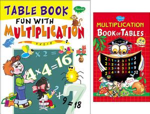 Maths Learning Books Set Of 2 | Table Books Fun With Multiplication ...