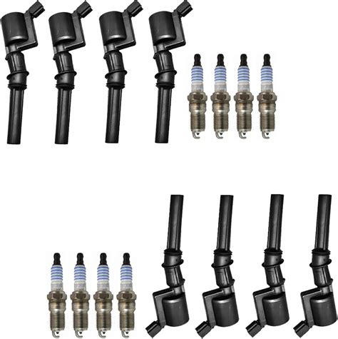 Buy MCK 8pcs Ignition Coil Pack and Platinum Spark Plug Compatible With ...