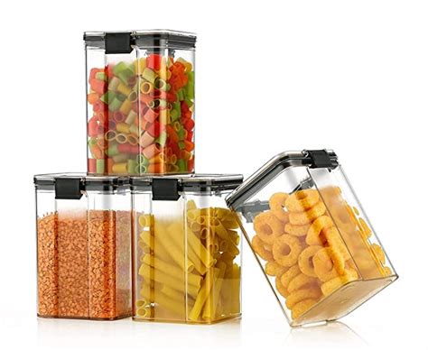Buy Pillar Gems Plastic Airtight Lock & Lock Square 1100ml Container ...