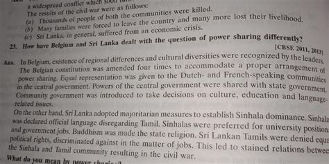 Bring any two sharp contrasts between Belgium and Sri Lankan ...