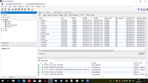 MySQL Workbench Debug Stored Procedure 的图像结果