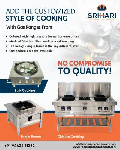 GAS RANGES AND COOKING EQUIPMENTS - Gas Bulk Fryer Manufacturer from ...