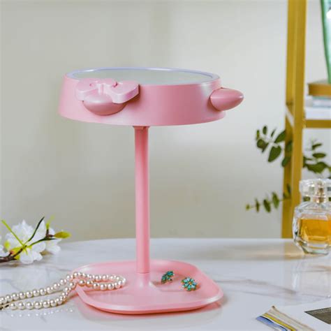 Three in One Mirror Light Organiser Online - Premium Table Mirror ...